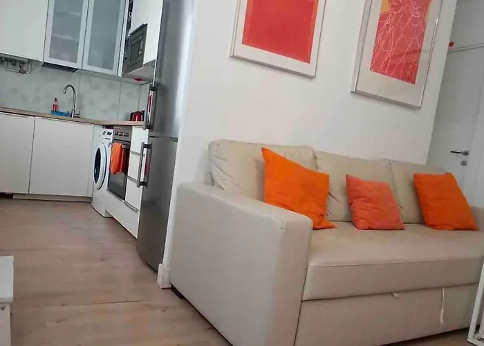 4 Playa Surf Cine- Parking Y Terraza Апартаменты