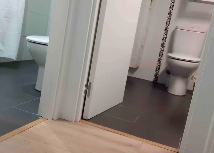 아파트 4 Playa Surf Cine- Parking Y Terraza 산세바스티안